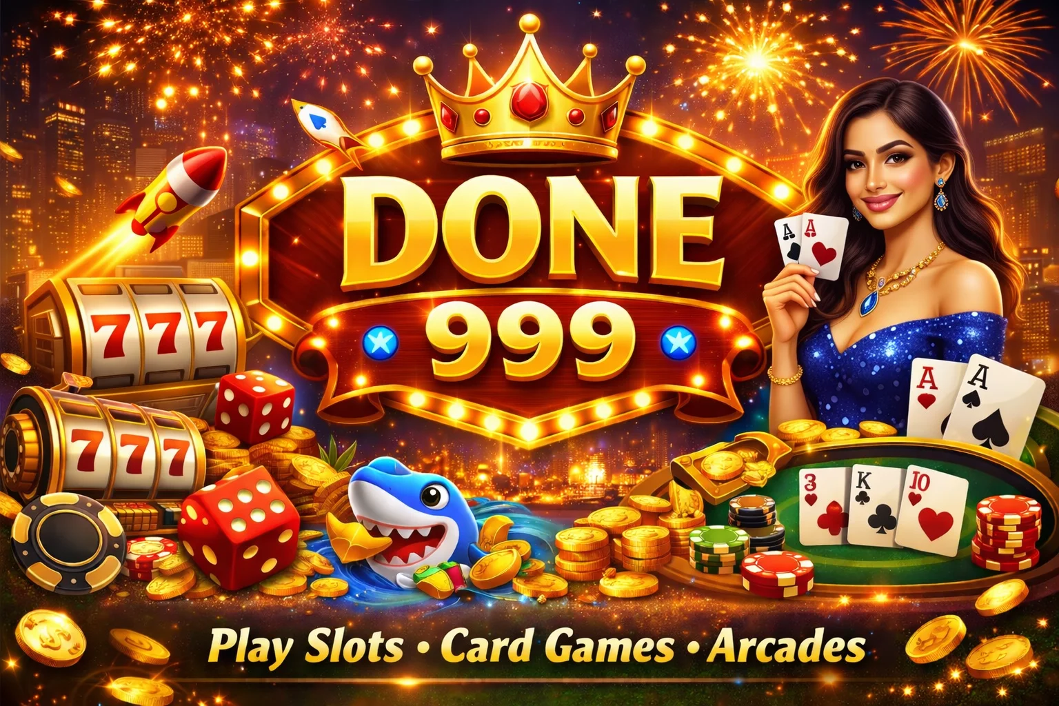 Done 999 Game Download – Mobile Casino Slots, Card & Arcade Games